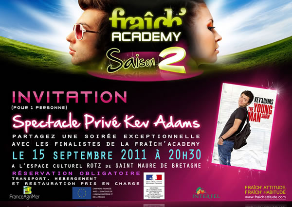 Invitation Kev' Adams